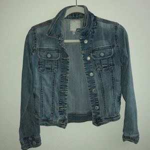 medium wash jean jacket